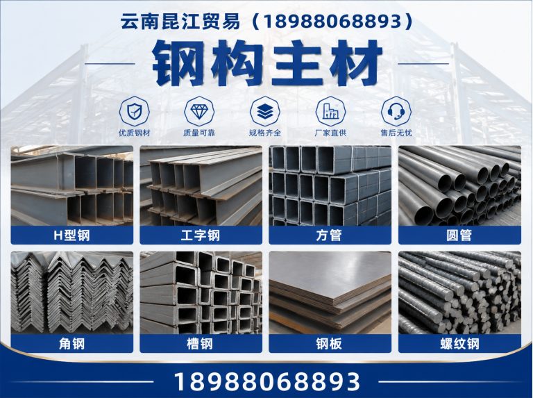 富民县H型钢展示图